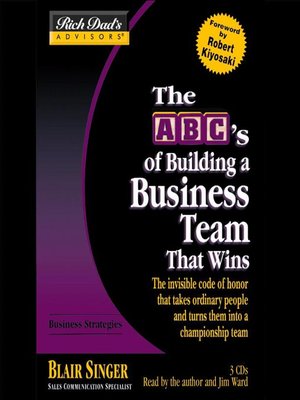 cover image of The ABC's of Building a Business Team That Wins